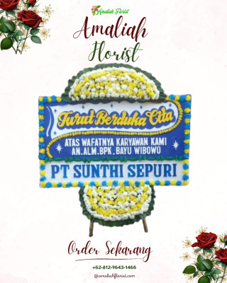 Papan Bunga Duka di Kabanjahe