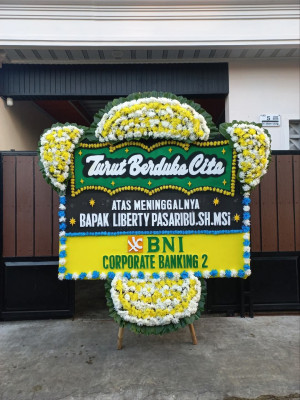 Papan Bunga Duka di Kabanjahe