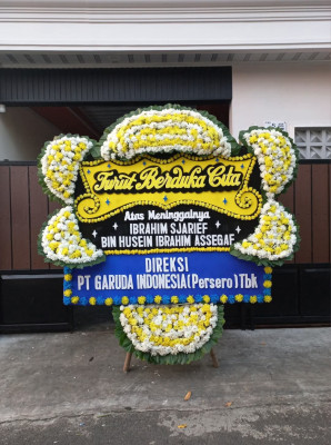 Papan Bunga Duka di Kabanjahe
