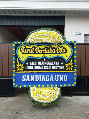 Papan Bunga Duka di Kabanjahe