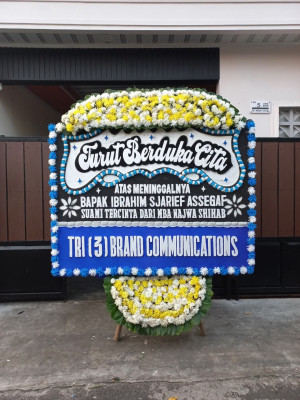 Papan Bunga Duka di Kabanjahe
